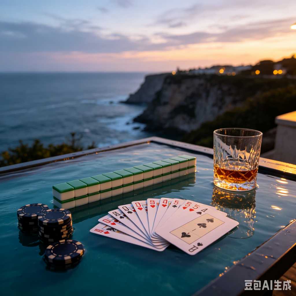 stylish text mahjong set